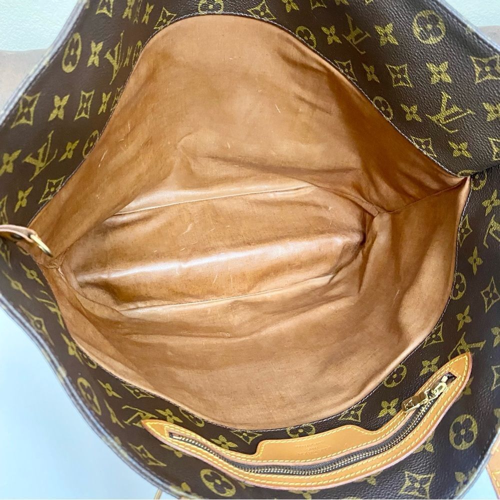 LOUIS VUITTON Monogram Sac Shopping Leather Tote Bag 💼 LVJ26 - Picture 15 of 16